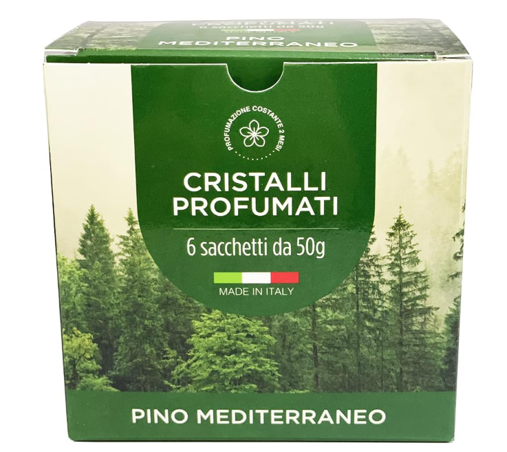 GRANULI PROFUMATI PER ASPIRAPOLVERE E AMBIENTE (PINO MEDITERRANEO)