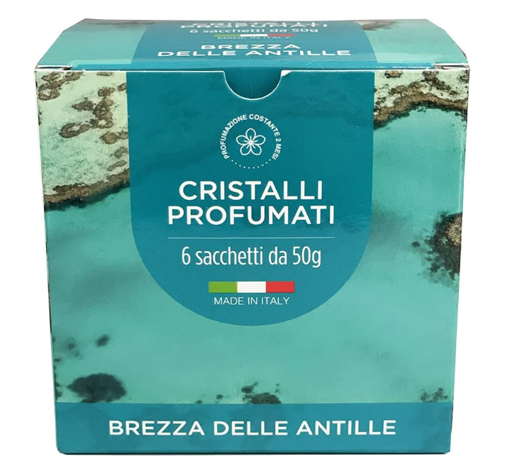 GRANULI PROFUMATI PER ASPIRAPOLVERE E AMBIENTE (BREZZA DELLE ANTILLE)