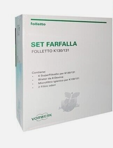 SET FARFALLA VORWERK FOLLETTO VK130 - VK131